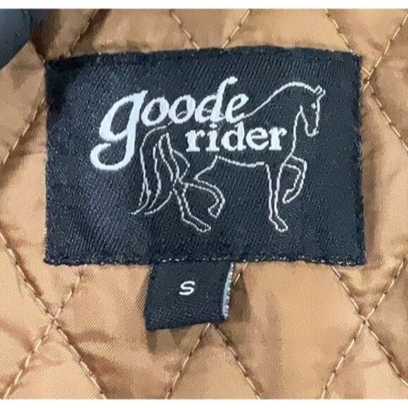 Vtg Goode Rider Quilted Brown Faux Fur Trim Jacket | Old Money Academia Grunge S - Picture 13 of 14